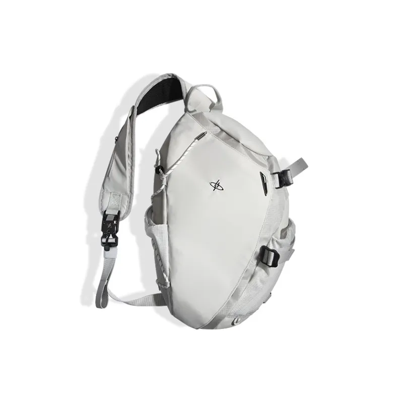GYXX Nylon Sling Bag, Crossbody Bag Unisex Chasing Shadows Black/Night Ash Gray/Firefly Green-9