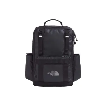 THE NORTH FACE Recycled Polyester Backpack Unisex Black With Asphalt Gray Accents