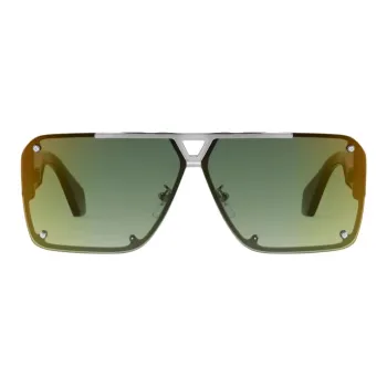 LOUIS VUITTON Metal Aviator Sunglasses Men's Black