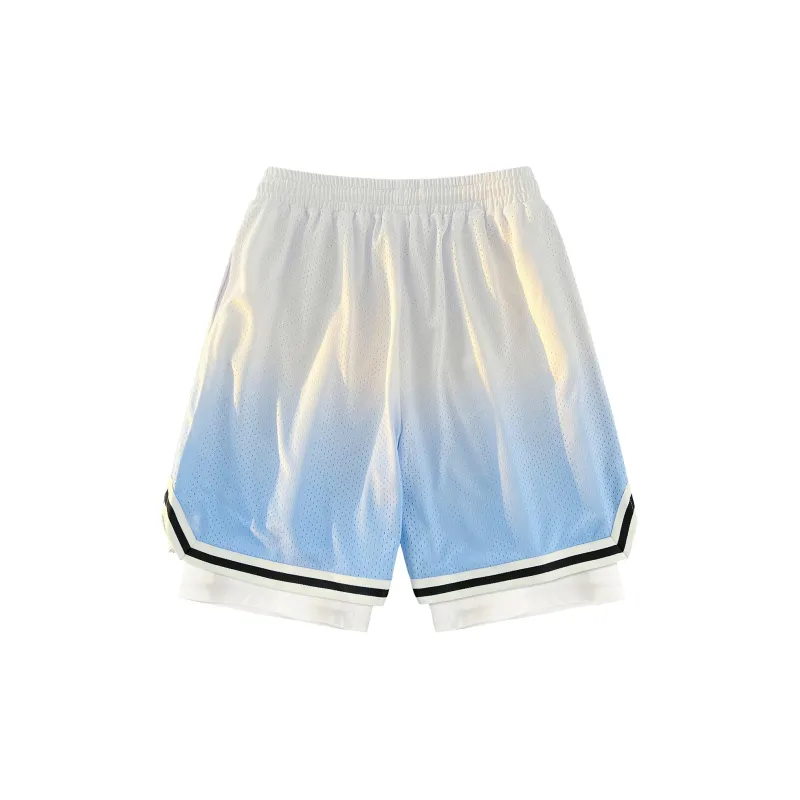 Yiwen Basketball Shorts Unisex Black-11