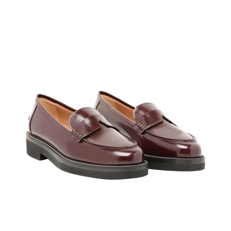 AQUAZZURA Loafers Women's Burgundy-2