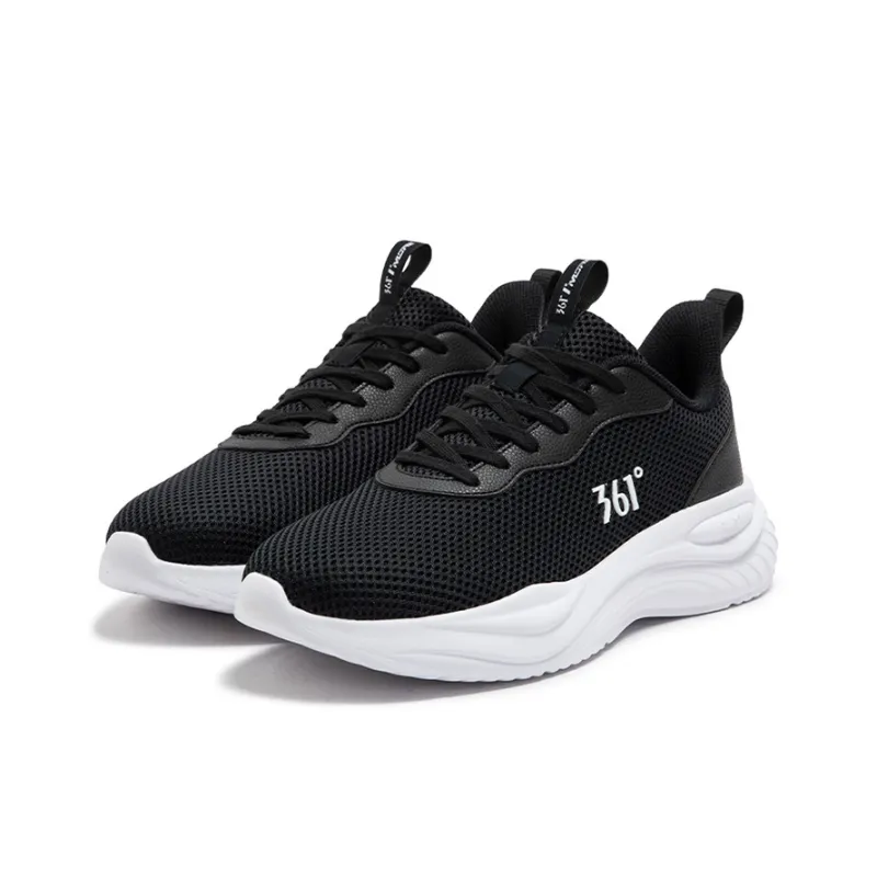 361° Slip Resistant, Abrasion Resistant, Breathable Low Top Casual Shoes Women's Black White-2