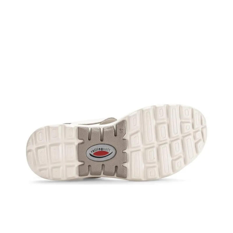 Gabor Rollingsoft Beach Sandals Women's Beige-5