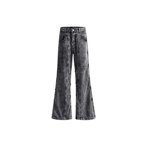 TESTUNG Jeans Unisex Black Gray