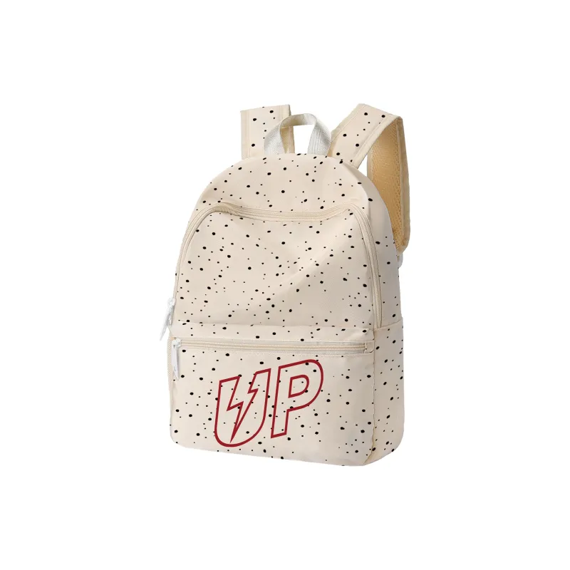 TURN UP Polyester Backpack Laptop Bag Unisex Apricot-1