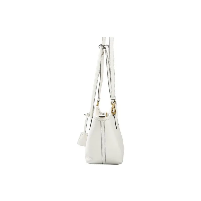 PRADA Calfskin Tote Bag Shopping Bag Crossbody Bag Shoulder Bag Women's White-3