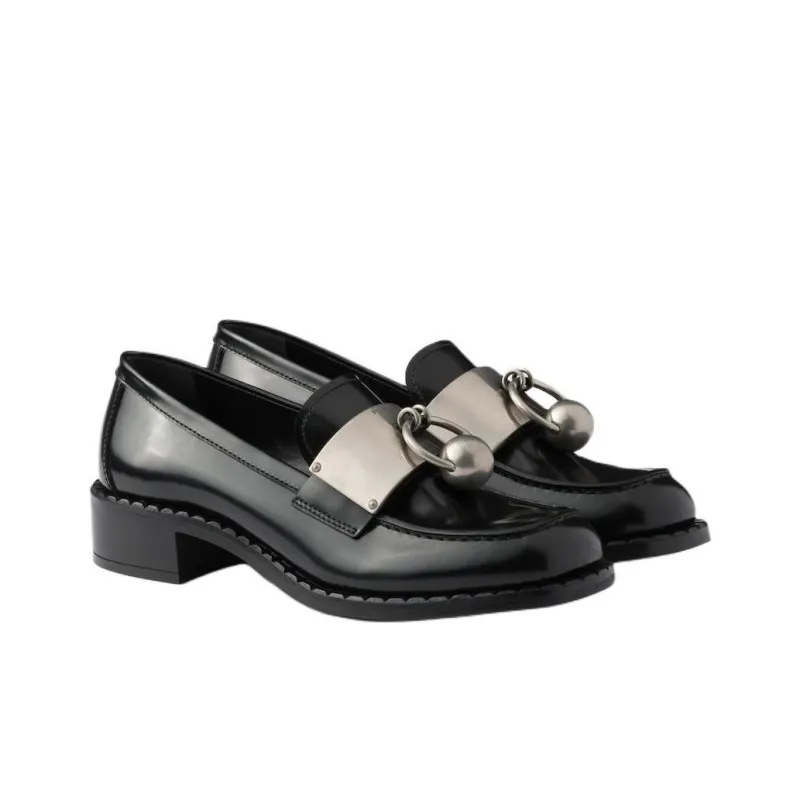 PRADA Loafers 3.5cm Women's Black-2