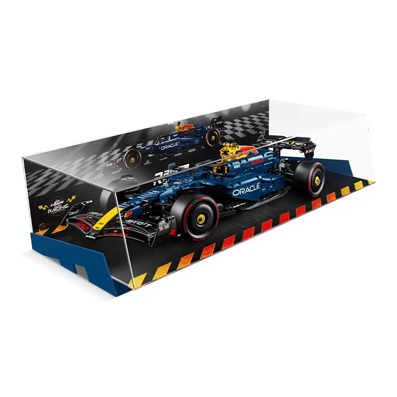 LIGHT YOUR BRICKS Compatibility Building Block 42206 Oracle Red Bull RB20 F1 Racing Display Case Model Accessories-0