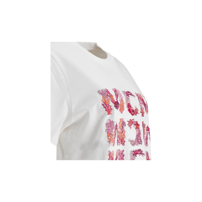 MCM Logo Printed Crew Neck T Shirt-3