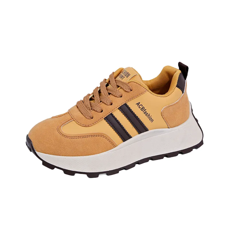 Nrillo Cushioning Anti-Slip Wear-Resistant Coverage Balance Height Increasing Rebound Low-Top Casual Shoes Women's-10