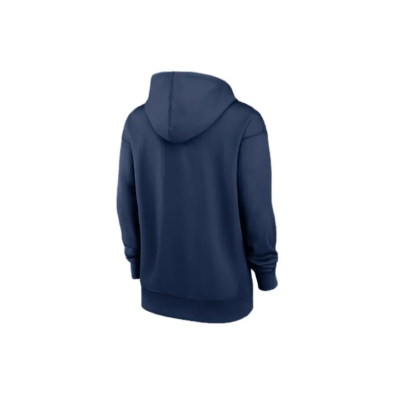 Nike Cleveland Guardians Authentic Collection City Connect Women's Nike Therma Mlb Pullover Hoodie-1