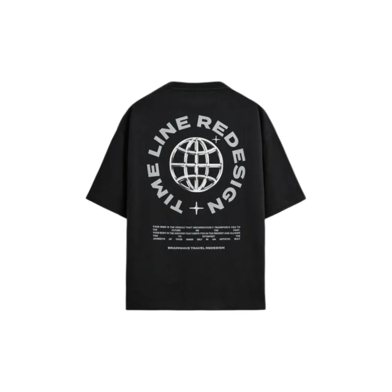 ZARA T Shirts Men Black-1
