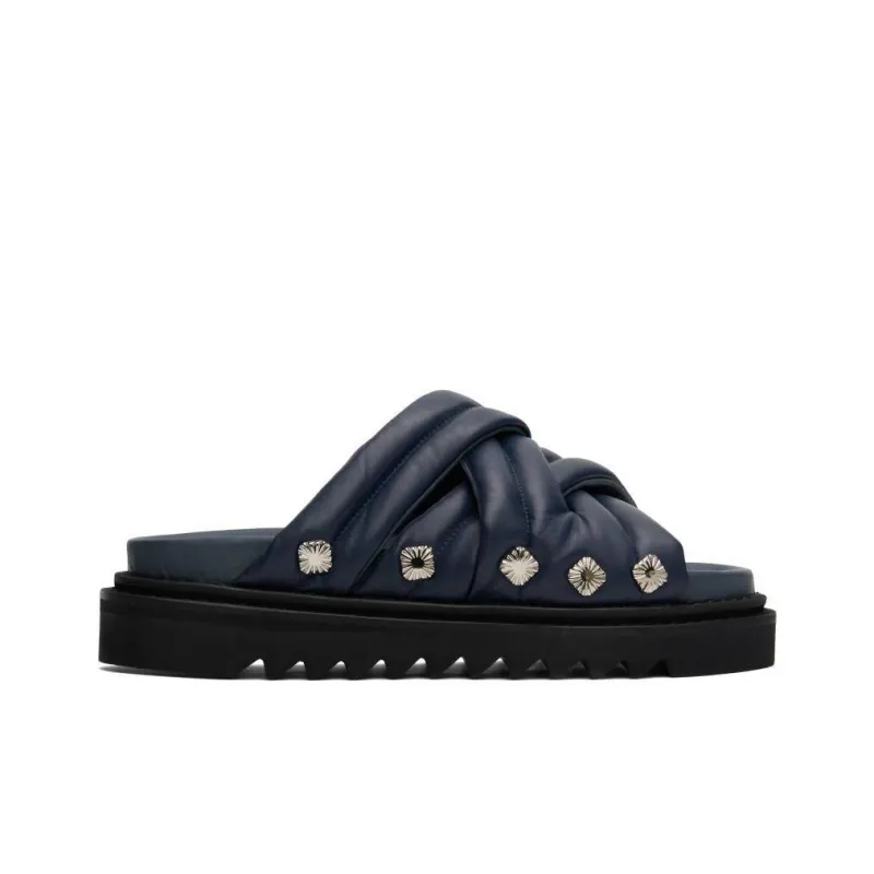 TOGA VIRILIS Slide Slippers Men's Blue-1