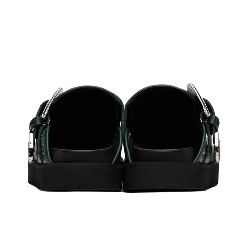 TOGA VIRILIS Closed Toe Slippers Men's Dark Green-4