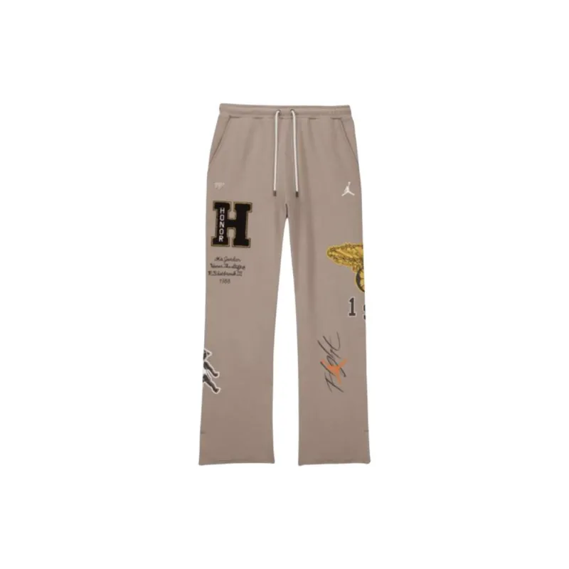 Jordan Knitted Sweatpants Men's Khaki-0