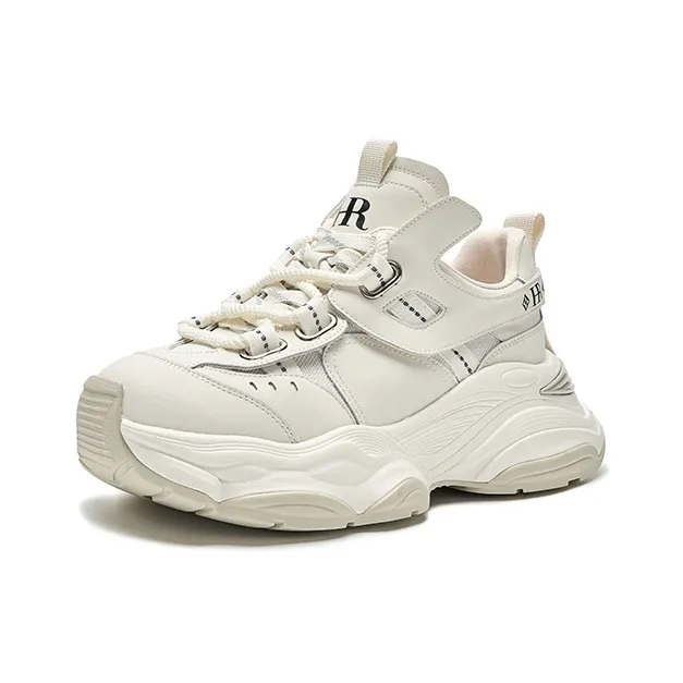 HR Low-Top Chunky Sneakers Women's Ecru-1