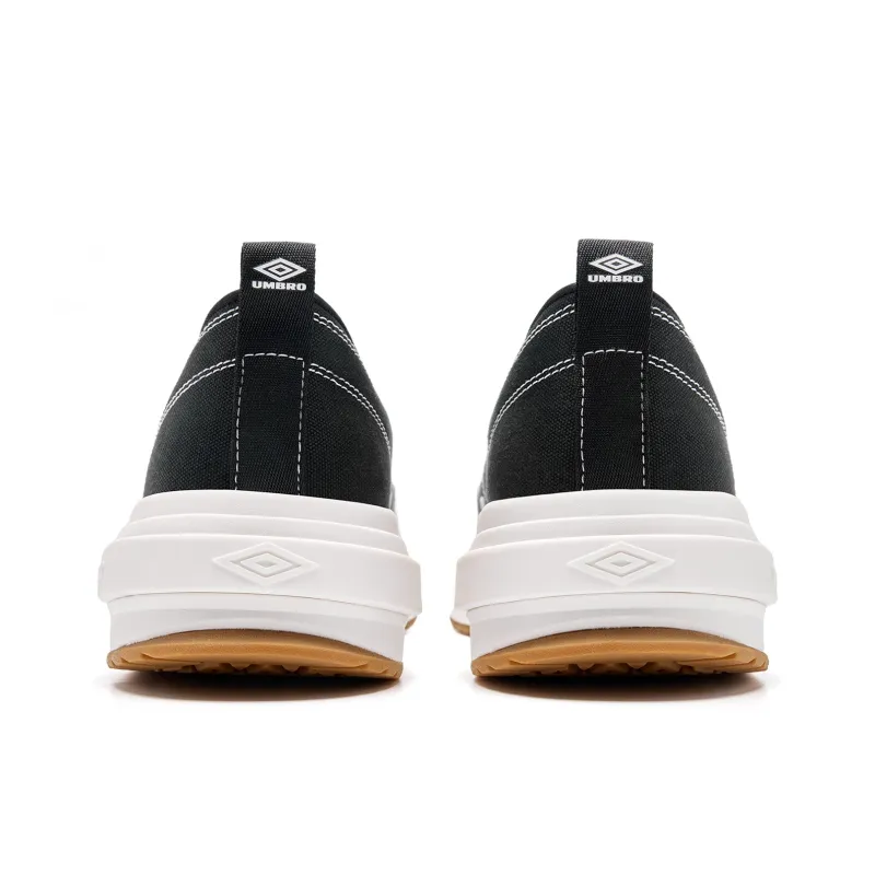 Umbro Canvas Shoes Unisex Low Top Black/Umbro White, Sage Blue/Ivory White, Ivory White/Umbro White, Orchid Purple/Tofu Yellow-3