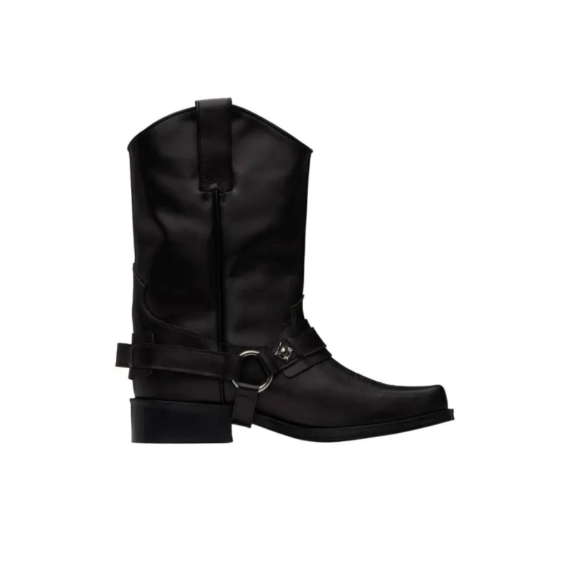 TOGA VIRILIS Ankle Boots 4cm Men's Dark Brown-1
