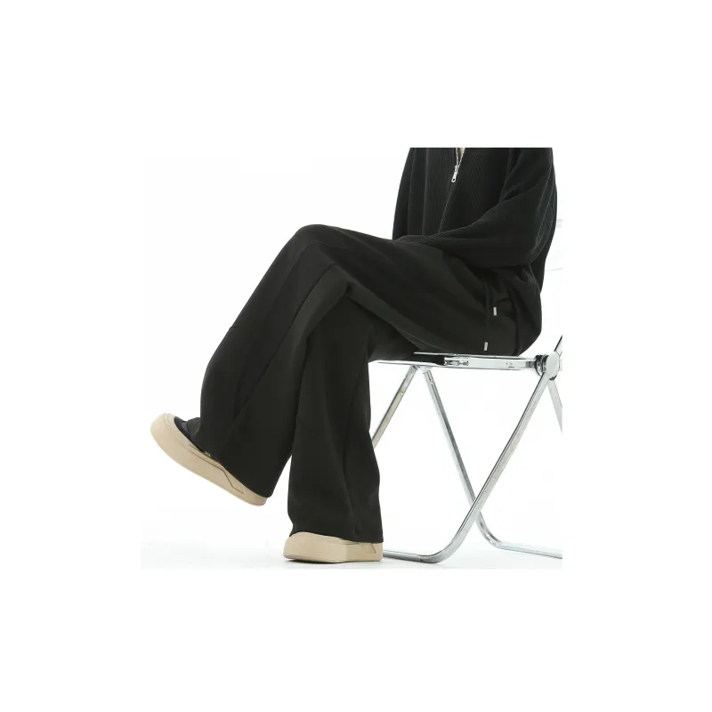 NOAHGIGI Casual Pants Unisex White Heather Gray-13
