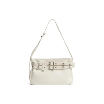 JACD PU Shoulder Bag Women's Black/White/Green