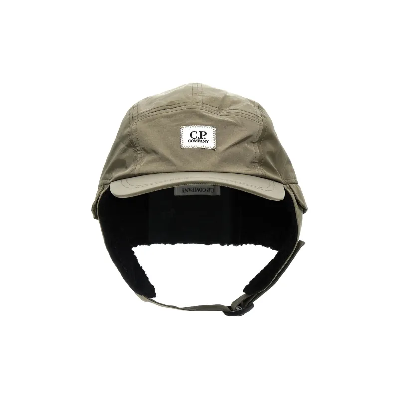 C.P.Company Logo Patch Ear Flaps Cap-2