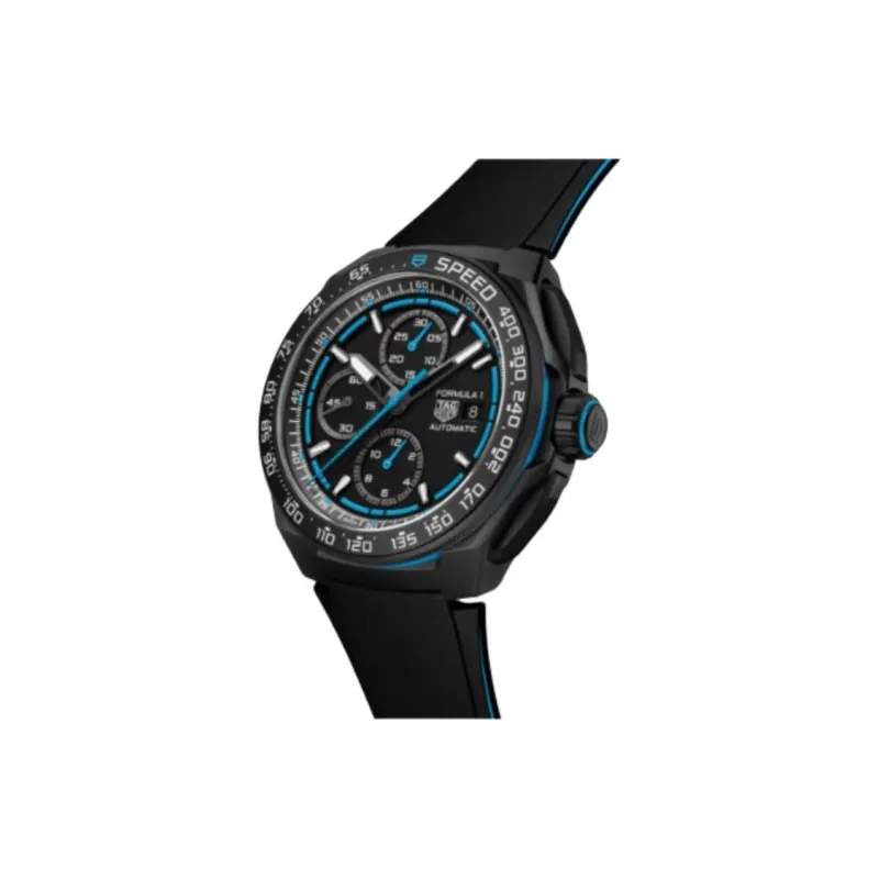 TAG HEUER F1 Collection Automatic Mechanical Movement Men's Watches Watch 44mm Black Dial Titanium Watch Case-2