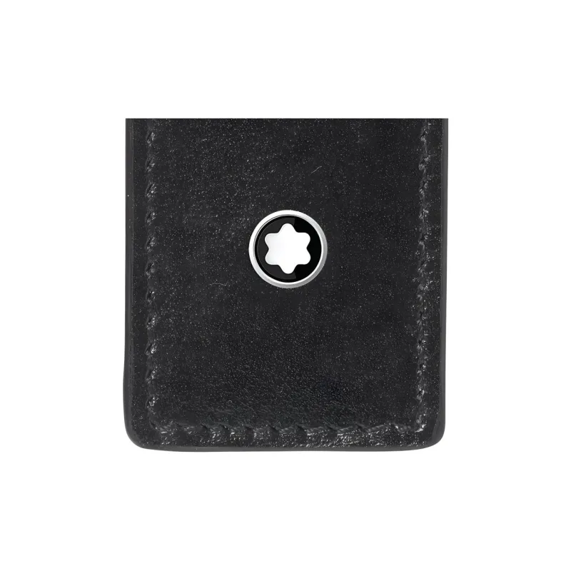 MONTBLANC Meisterstuck Leather Storage Bag Men's Black-2