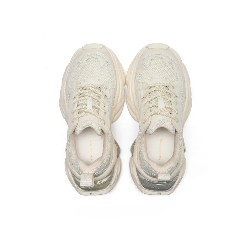 LEECAT STUDIO Slip Resistant, Abrasion Resistant, Breathable Low Top Chunky Sneakers Women's-4