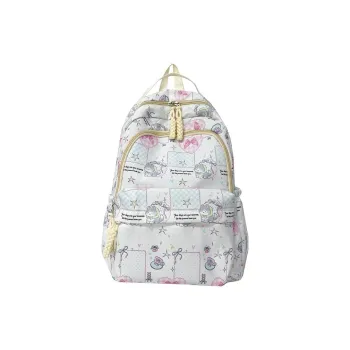 Parker Bear Composite Cloth Backpack Unisex Multicolor