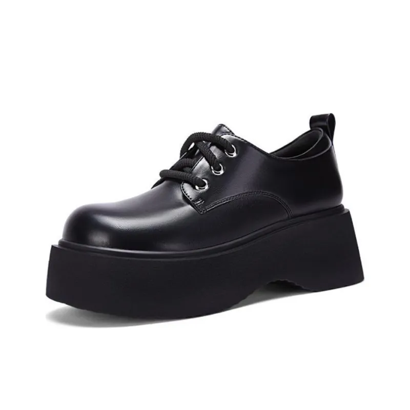 DAPHNE Casual Single Shoes 6.5cm Women's Black-2