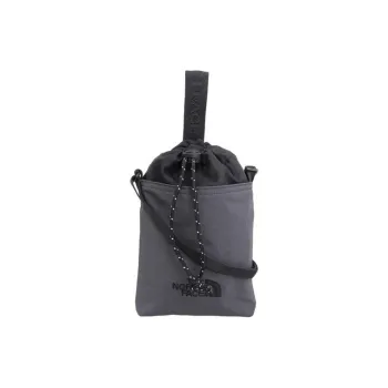THE NORTH FACE Polyester Shoulder Bag Mini Unisex Charcoal Gray