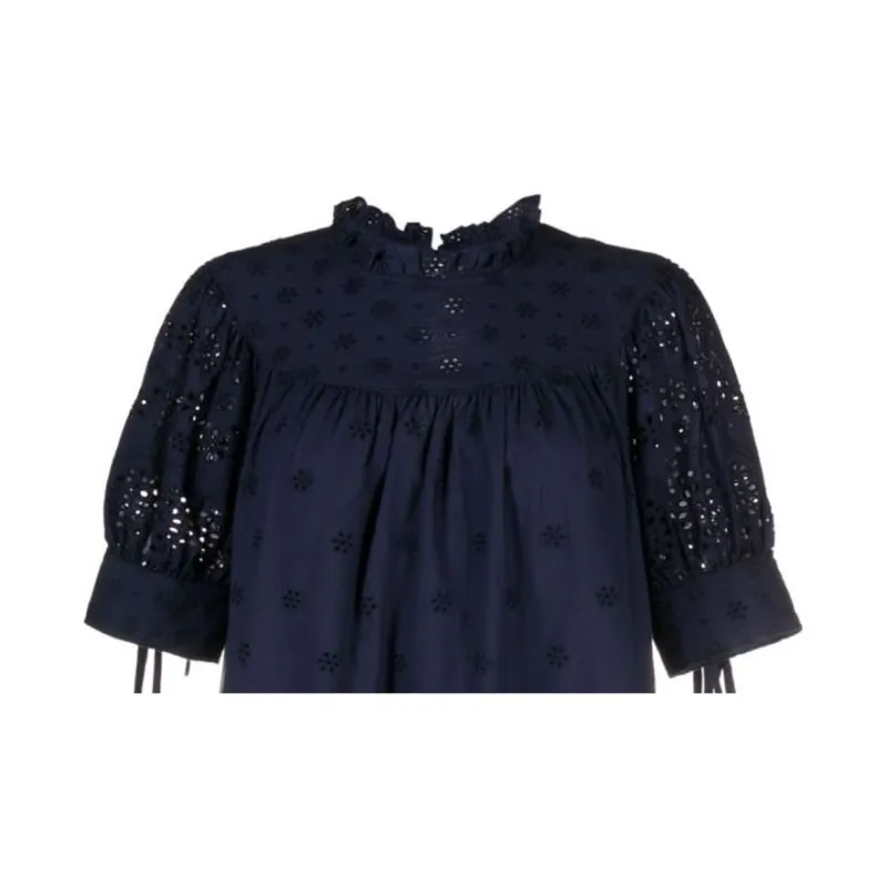 Polo Ralph Lauren Broderie Anglaise Cotton Minidress-3