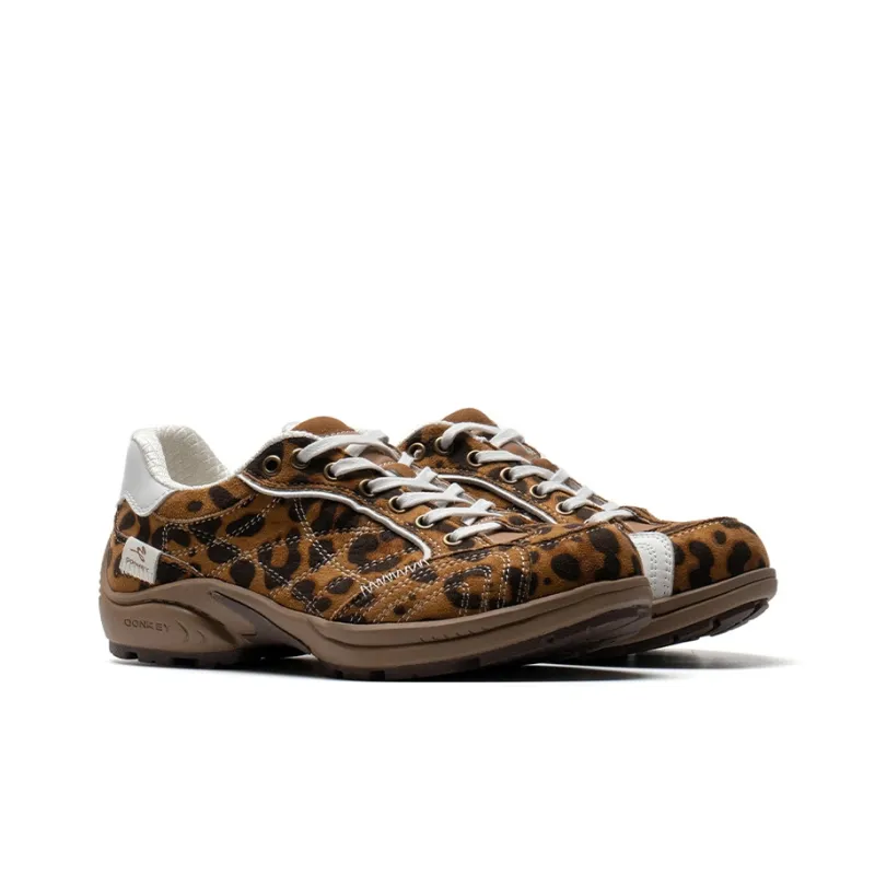 Mule Donkey Low-Top Casual Shoes Unisex Leopard Print-2