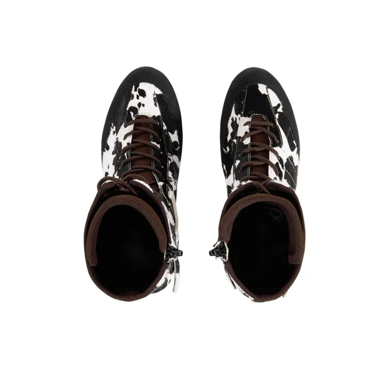 CONP Ankle Boots Unisex Multicolor Milk Texture-3
