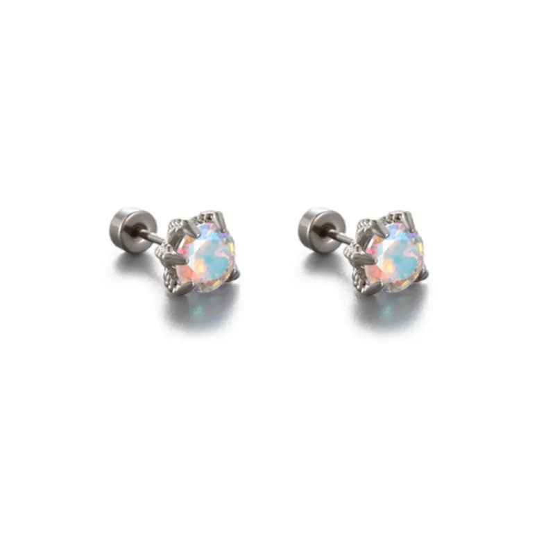 SHEEHHYY Alloy Stud Earrings Women's-11