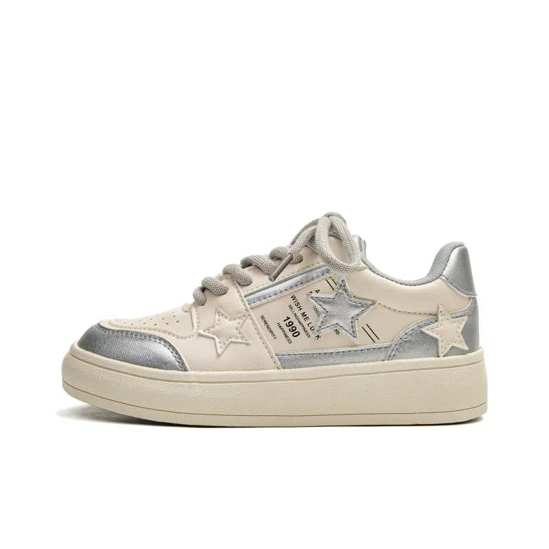 Far Waves Anti-Slip And Wear-Resistant Breathable Low-Top Skateboard Shoes Women's-10