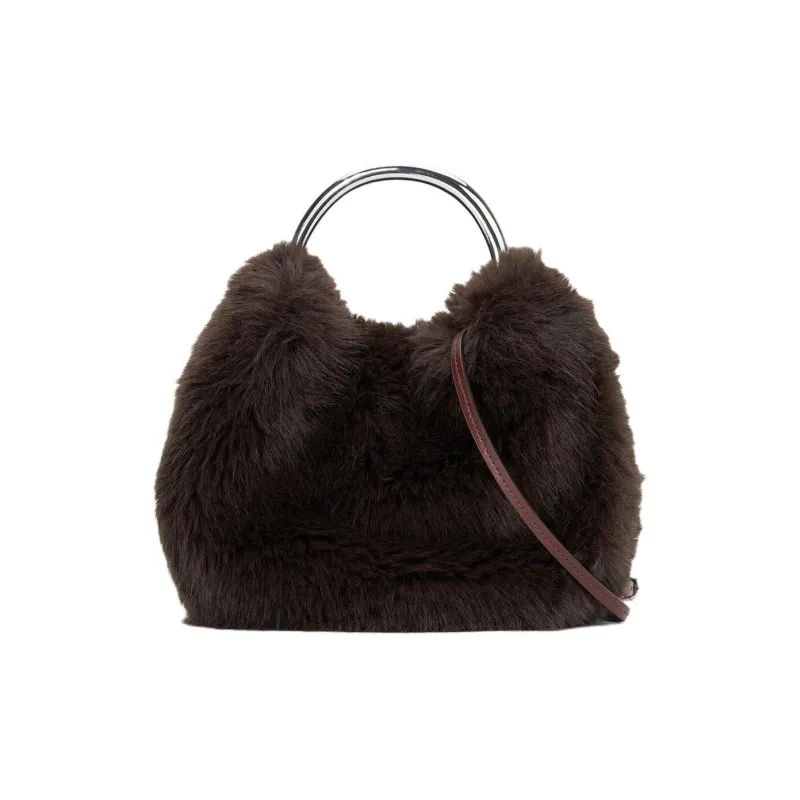 Staud Polyester One Shoulder Handbag Women's Coffee-1