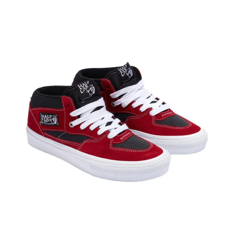Vans SKATE CLASSICS Abrasion-Resistant Mid-Top Skateboard Shoes Unisex Red Black-1