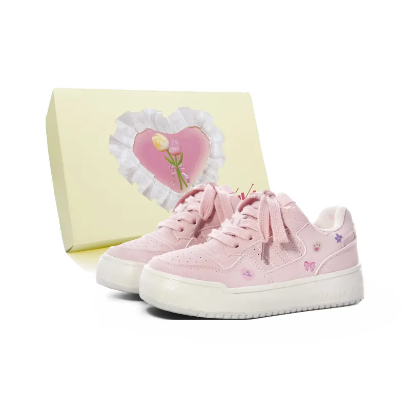 FULLXUAN Classic And Versatile Cute Low Top Skateboard Shoes Women's-10