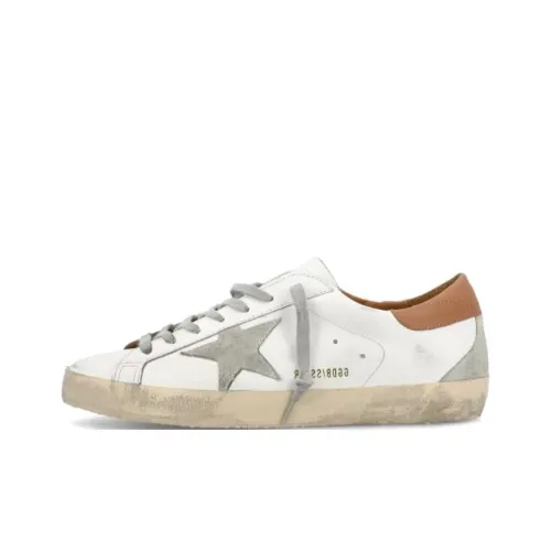Golden Goose Super Star Low Top Skateboard Shoes Men's White