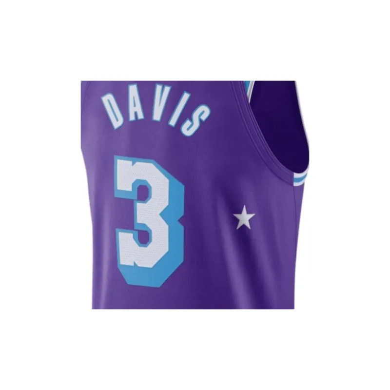 Nike x NBA Basketball Jerseys Men's Purple-3
