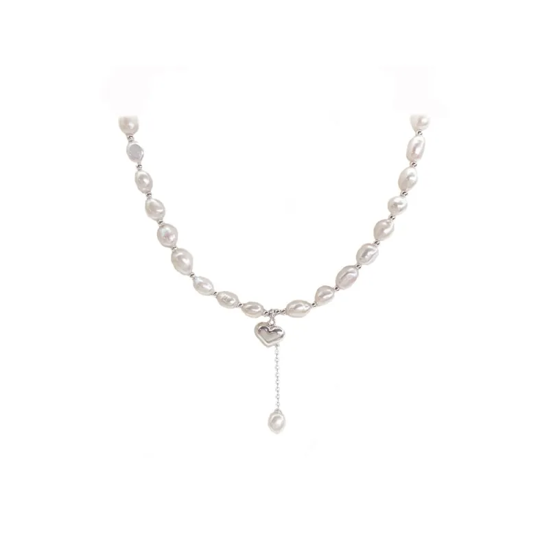 Love Pearl Necklaces Women's-0