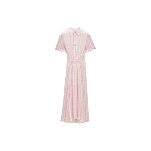 LOEWE SS25 Short Sleeved Dresses Women's Pink