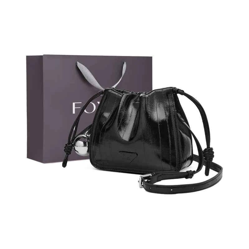 FOXER Cow Leather Magnetic Closure Shoulder Bag Crossbody Bag Regular Women's Multicolor-5