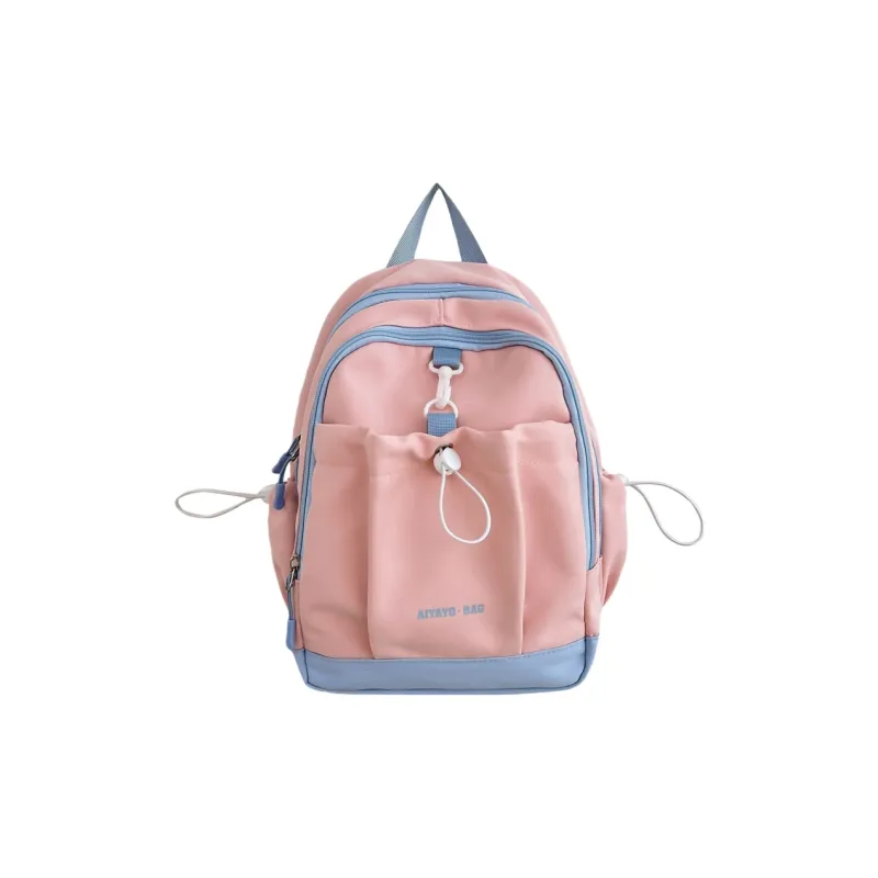 URBAN FOREST Nylon Backpack Regular Women's Black/Yellow/Green/Pink/Pink Purple-13