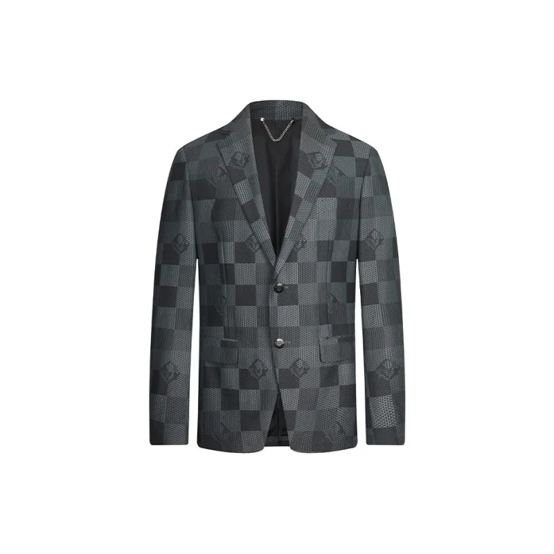 MANGANO Business Suits Men Pattern Includes Brand Shopping Bag-0