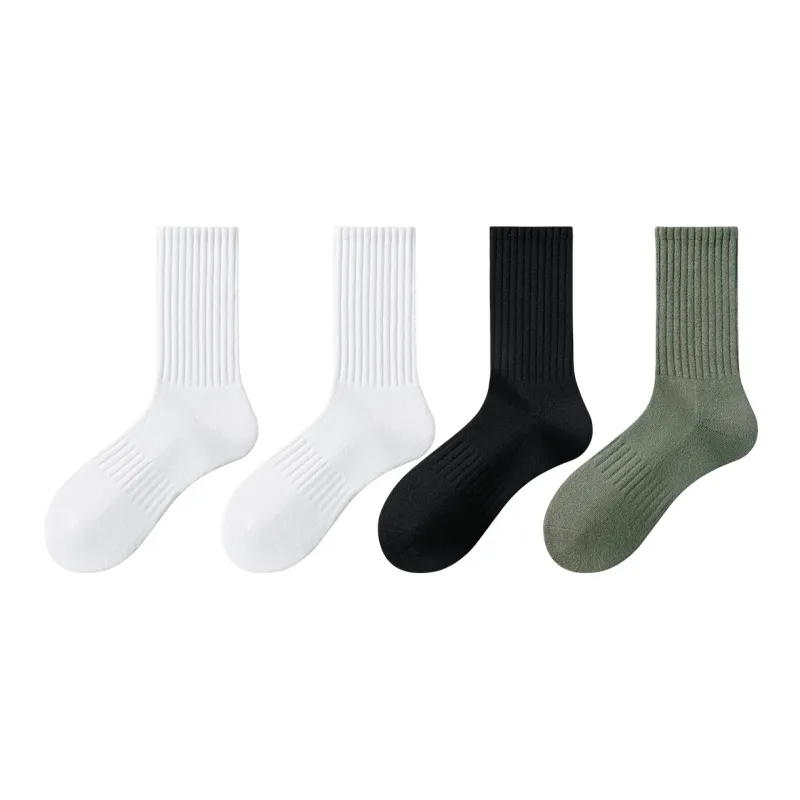 ZEROIN Mid-Calf Socks Unisex 4 Pack-24