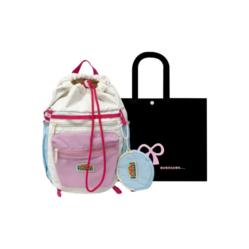 HACIN Nylon Backpack Women's Multicolor-2