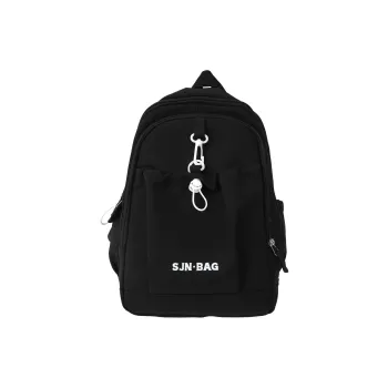 URBAN FOREST Nylon Backpack Unisex Black/Yellow/Green/Blue/Pink