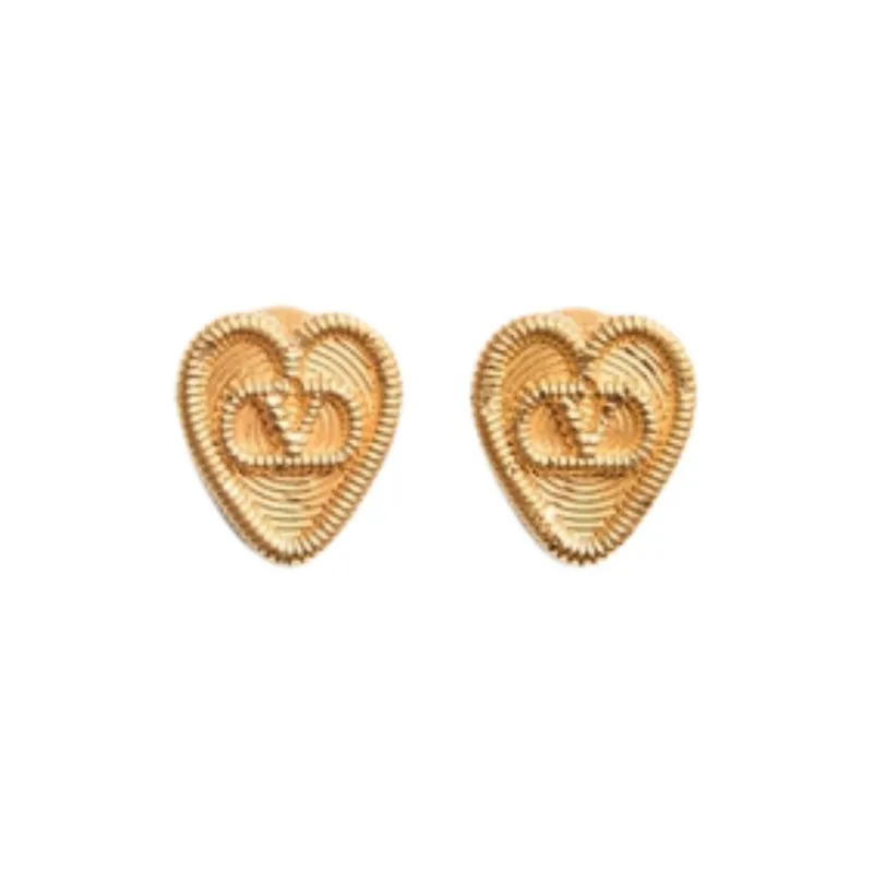 Valentino Brass, Metal Earrings Women's Gold-0